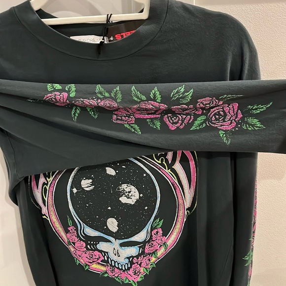 Dark grey Grateful Dead daydreamer long sleeve t shirt size extra small - Picture 7 of 8
